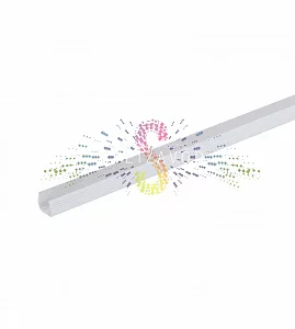 Уличный профиль для монтажа гибкого неона - скидка сегодня! Профиль пластиковый для гибкого неона 8х16мм, 2м, 10шт, Rich Led