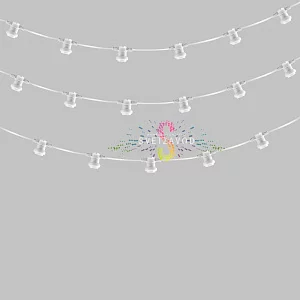 Белт лайт 2W, 220/24В, шаг 20см, E27, белый круглый провод, 50м, влагозащищенный, Neon-Night