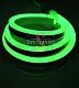 Светодиодный гибкий неон, зеленый, 8х18мм, 120SMD2835, 220В, IP65, 50м