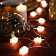 Гирлянда светодиодная на батарейках Шишки, 1,5м, теплый белый, Neon-Night
