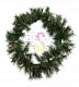 Рождественский еловый венок, Ø60см, ветки леска, Neon-Night