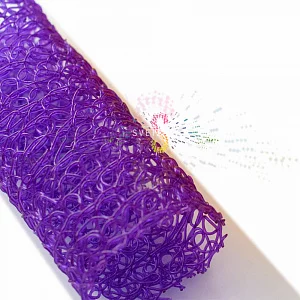 Деколэйс, декоративный материал из ПВХ нити, 1х10м, фиолетовый