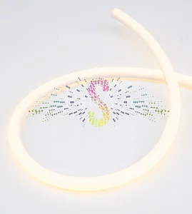 Светодиодный гибкий неон, круглый, теплый белый, Ø16мм, 360°, 144LED, 220В, IP65, 50м, Neon-Night