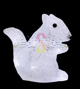 Акриловая светодиодная фигура 3D Белка, 17,5х12х18 см, 12 LED, на батарейках, Neon-Night