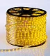 Светодиодный дюралайт, Ø 13мм, 220В, 3W, 24 led/м, чейзинг, желтый, 100м, Neon-Night