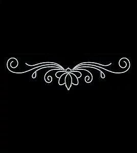 Светодиодная перетяжка "Белый цветок" 300х90 см, белая