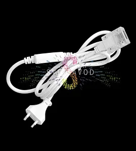 Силовой шнур с диодным мостом для светодиодного дюралайта 2W,11х18мм