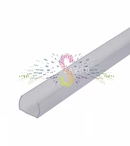 Профиль пластиковый для гибкого неона Ø16мм, 360°, 1м, 10шт, Neon-Night