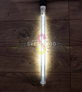 Тающая сосулька для Белт лайта, белая, 50cм, двусторонняя, 220В, 96 LED, Е27, IP65, Neon-Night