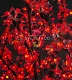 Светодиодное дерево Сакура, 1,9 м, Ø1,5 м, красное, 36B, 972LED, IP54