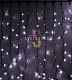 Светодиодный дождь 2х6м, белый, мерцающий, WF, черный ПВХ, 220В, IP65, Rich Led