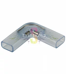 Коннектор cоединительный L-образный для светодиодной ленты Тейп Лайт, 17х6,5мм, уп. 10шт, Neon-Night