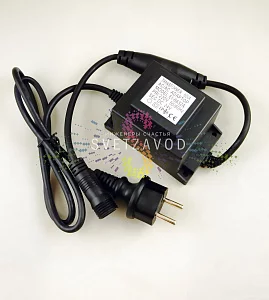 Блок питания универсальный 24В, 60Вт, для гирлянд Стринг Лайт, черный, IP65