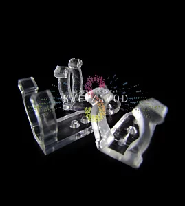 Клипса монтажная для светодиодного дюралайта Ø 13мм, уп. 100шт