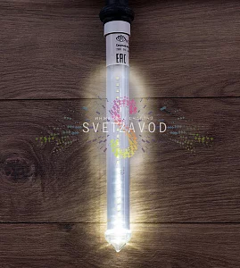 Тающая сосулька для Белт лайта, белая, 30cм, двусторонняя, 220В, 48 LED, Е27, IP65, Neon-Night