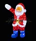 Акриловая фигура 3D Санта Клаус, 60 см, 200 LED, 24В, с трансформатором, Neon-Night