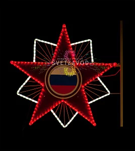 Светодиодная консоль к 9 мая "Орден ВОВ №3" 90х90 см