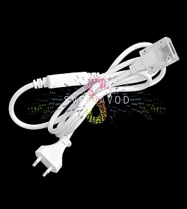 Силовой шнур с диодным мостом для светодиодного дюралайта 2W,11х18мм