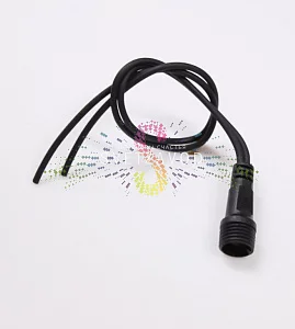 Коннектор для подключения занавесов 24B к блоку питания, черный