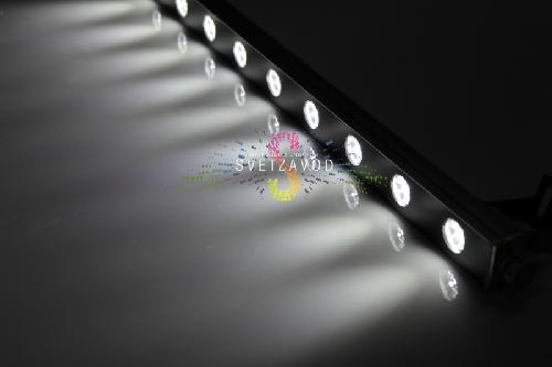 Линейный светодиодный прожектор, холодный белый, 12В, 9Вт, серый корпус