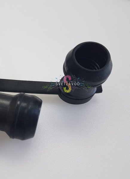 Белт лайт 2W, 220/24В, шаг 41,5см, E27, черный каучук, фиксинг, 100м, влагозащищенный