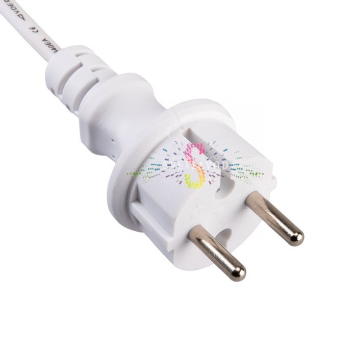 50-метровая гирлянда Белт-Лайт с патронами E27 через 20 см, белый прорезиненный ПВХ провод