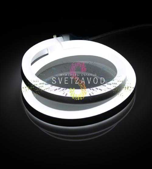 Светодиодный гибкий неон, белый, 12х25мм, 120SMD2835, 220В, IP65, 50м