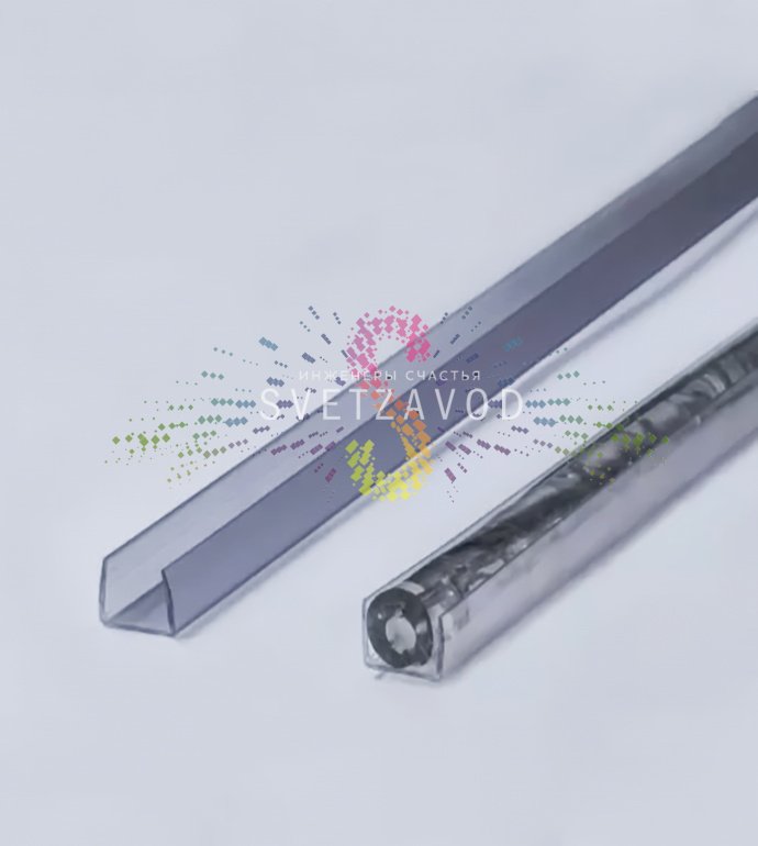 Детальное фото пластиковой монтажной направляющей длиной 2 метра для круглого светодиодного дюралайта диаметром 13 мм, производитель Rich Led. Детальное фото пластиковой монтажной направляющей длиной 2 метра для круглого светодиодного дюралайта диаметром 13 мм, производитель Rich Led.