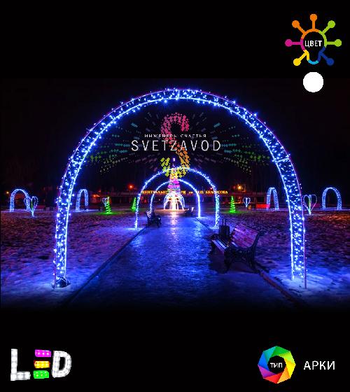Светодиодная арка "Эко" 270х270 см (каркас)