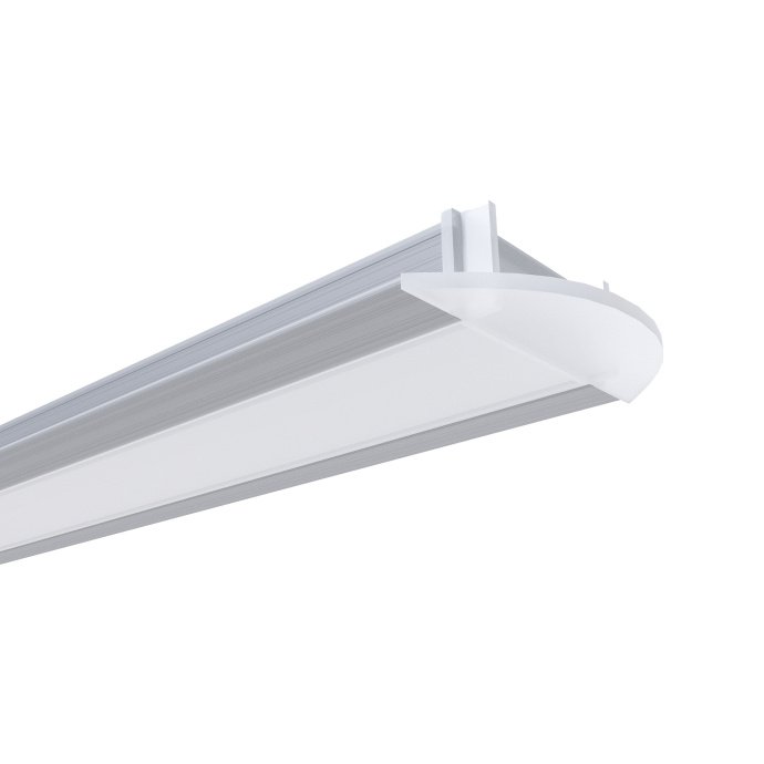 Торцевая пластиковая заглушка для алюминиевого профиля LED, обеспечивает защиту IP44, размер 13x7x1 мм
