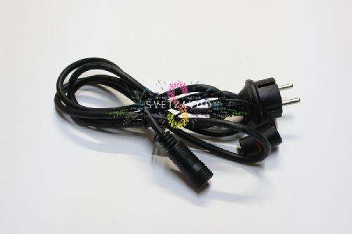 Шнур для подключения Белт лайт 10м с шагом 50см, черный