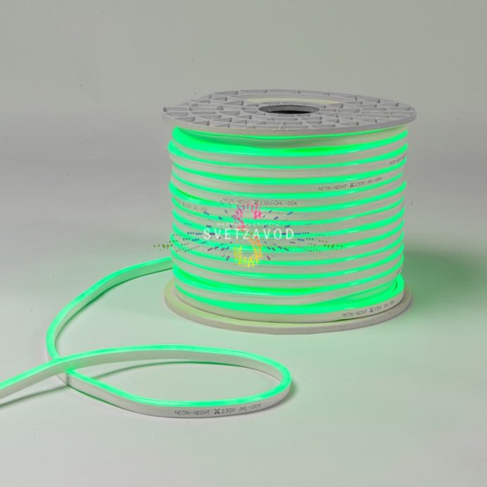 Детальное фото светодиодного гибкого неона Neon-Night: прямоугольный профиль 8х16 мм, матовая оболочка, плотное расположение светодиодов SMD2835.