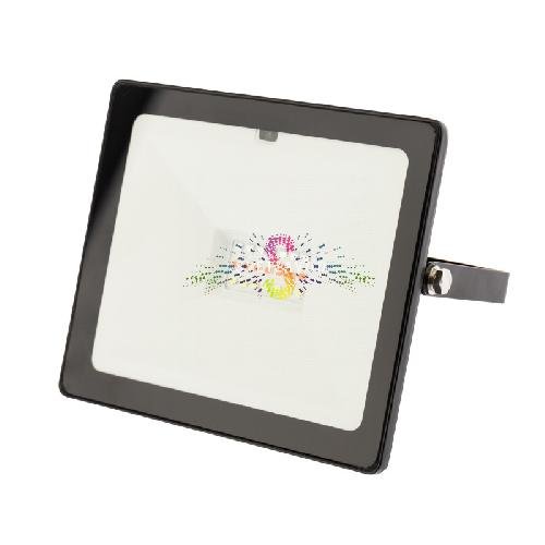 Прожектор светодиодный, RGB, 220В, 20Вт, с пультом ДУ, черный корпус, REXANT