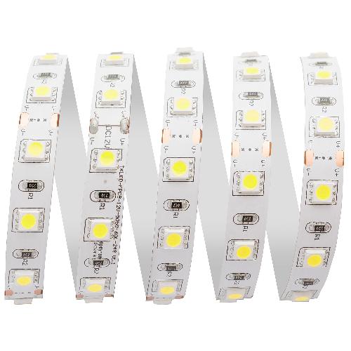 00-317 Светодиодная лента 24В, ПРО, 14,4Вт/м, smd5050, 60д/м, IP20, 1100Лм/м, ширина подложки 10мм, 