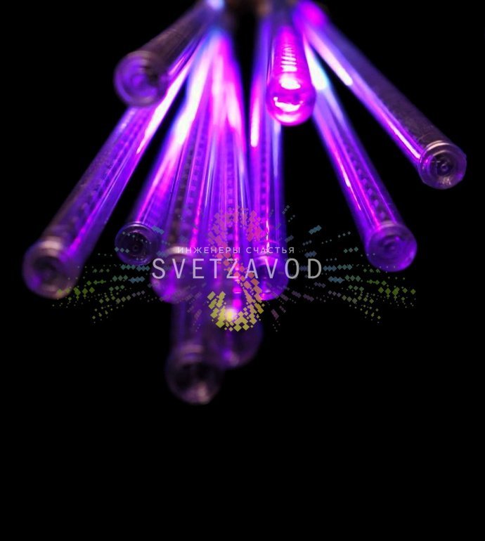 Гирлянда Тающие сосульки RGB 10 штук по 50 см на 3-метровом проводе Гирлянда Тающие сосульки RGB 10 штук по 50 см на 3-метровом проводе