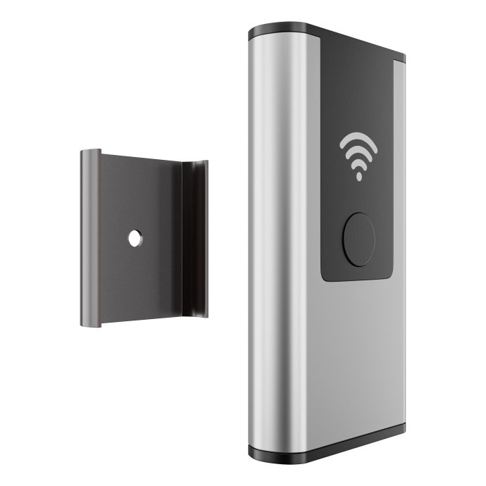 Фото Wi-Fi контроллера mono 12/24В 72Вт, алюминиевый корпус, диммер для LED ленты, размер 59x9x31 мм, IP20.