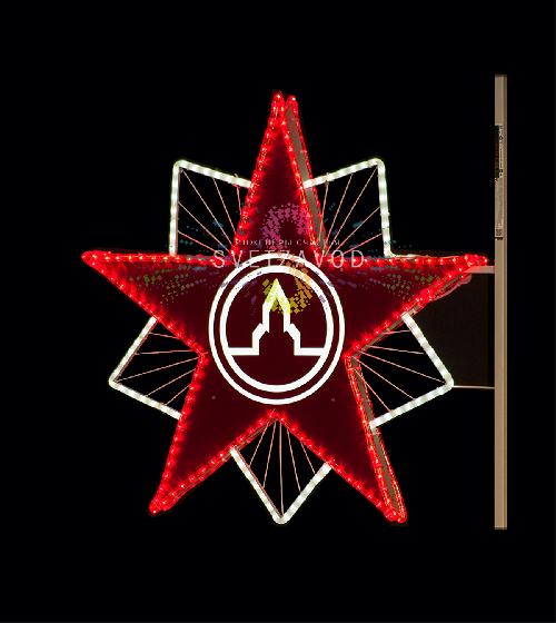 Светодиодная консоль к 9 мая "Орден ВОВ №2" 90х90 см