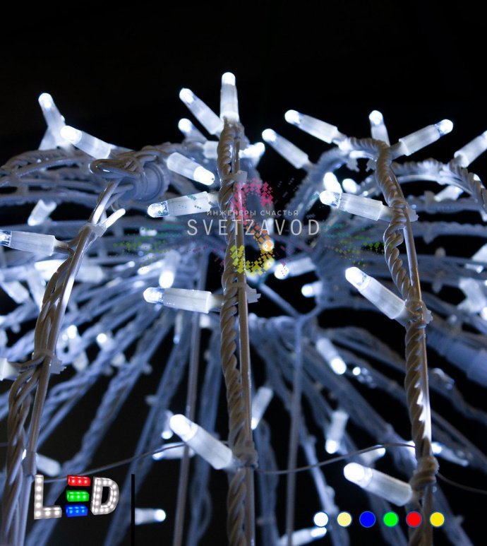 Большой светодиодный шар 70 см с защитой IP65 для уличного использования