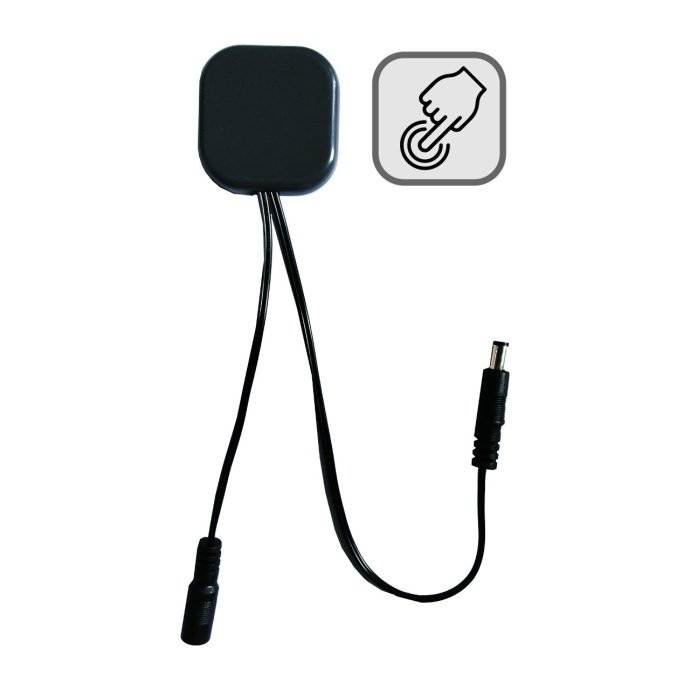 Сенсорный датчик диммер Apeyron Electrics 04-61, 12/24В, 60/120Вт, 5А, IP20, пластик, 48x48x6 мм, белый.
