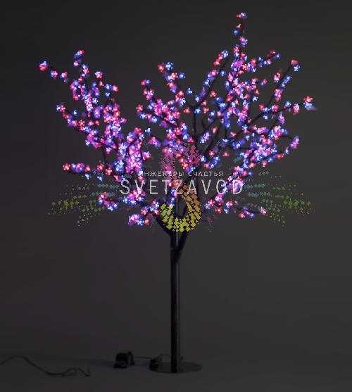 Сакура декоративная, 1.9 м, мульти, 36B, 972 LED, IP54
