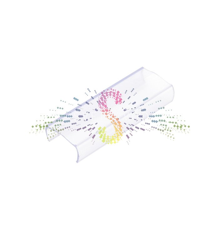 Детальное фото монтажной клипсы для гибкого светодиодного неона 16х16 мм от Neon-Night, артикул SFN-946, с отверстиями под саморезы.