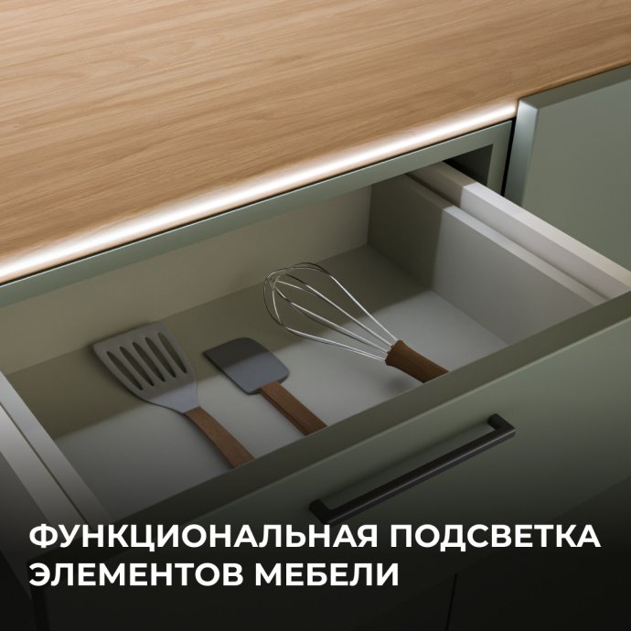 Детальное фото светодиодной COB ленты 24В 7Вт/м 384LED/м 5м холодный белый 6500K, ширина 3мм, CRI90+, 700Лм