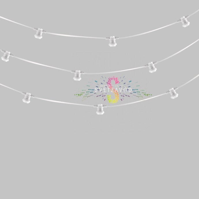Влагозащищенная гирлянда Белт Лайт 50м с 125 патронами Е27 шаг 40см Влагозащищенная гирлянда Белт Лайт 50м с 125 патронами Е27 шаг 40см