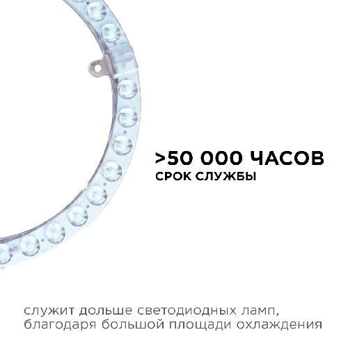 Модуль светодиодный со встроенным драйвером 230В, 28Вт, smd2835, 2520лм, 6500К, ø218*16мм