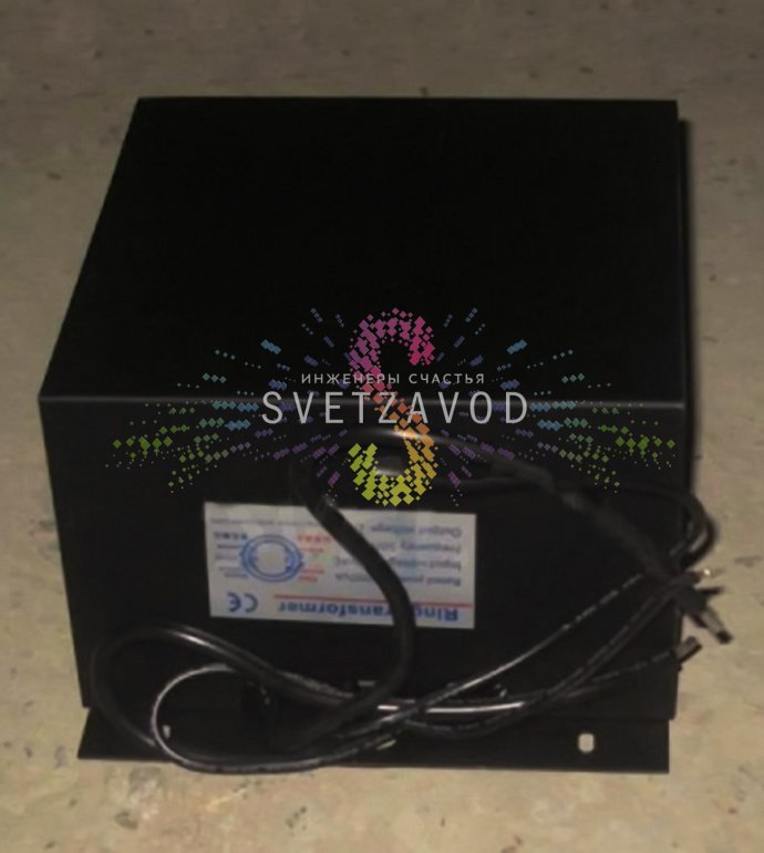 Детальное фото блока питания SGT-307 220/24В, 1000Вт, степень защиты IP68, с клеммами и маркировкой.