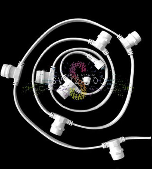 Белт лайт 2W, 220/24В, шаг 40см, E27, белый, фиксинг, 50м, влагозащищенный, Rich Led Белт лайт 2W, 220/24В, шаг 40см, E27, белый, фиксинг, 50м, влагозащищенный, Rich Led