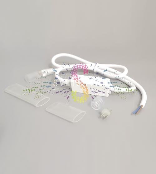 Комплект подключения для светодиодного дюралайта 2W Ø 13мм, 1А, без вилки, белый, Rich Led Комплект подключения для светодиодного дюралайта 2W Ø 13мм, 1А, без вилки, белый, Rich Led