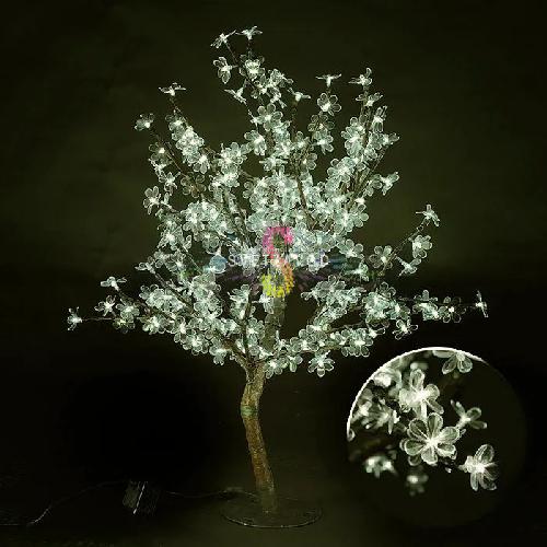 Светодиодный куст Сакуры, 0,8 м, Ø0,8 м, 224 LED, теплый белый