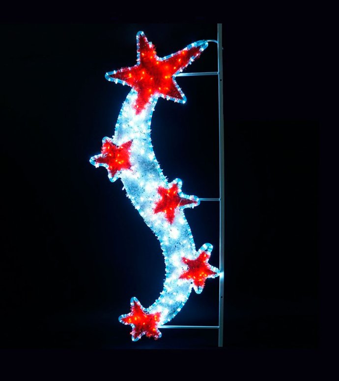 Светодиодная консоль "Звездная вьюга", 120х50 см Светодиодная консоль "Звездная вьюга", 120х50 см