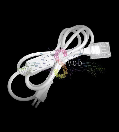 Силовой шнур с диодным мостом для светодиодного дюралайта 3W,11х18мм